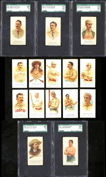 1887 Allen & Ginter Complete Set of 50 with SGC Graded