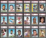 1967 Topps Complete Set with 76 PSA Graded