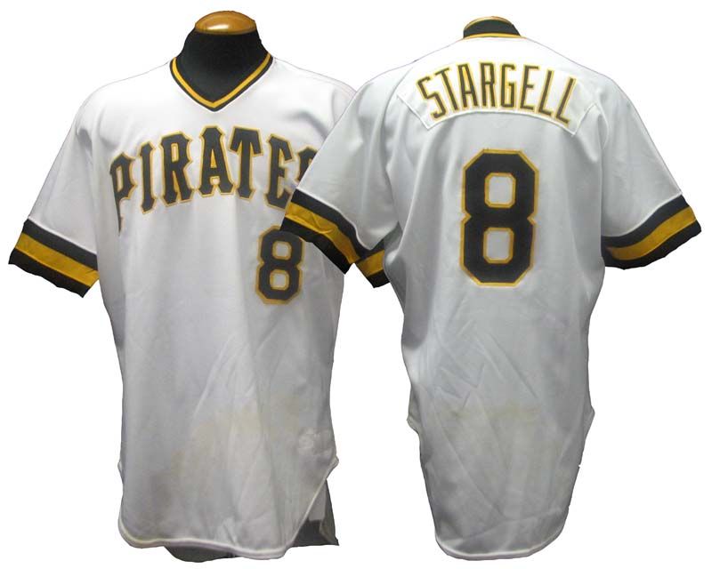 pirates game used jersey