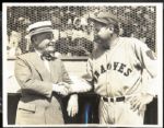1935 Babe Ruth with Jack Ruppert Type 1 Photograph