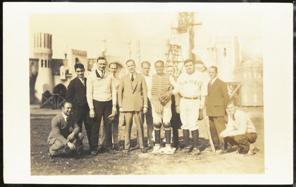 1920s Type 1 Group Photograph with Babe Ruth