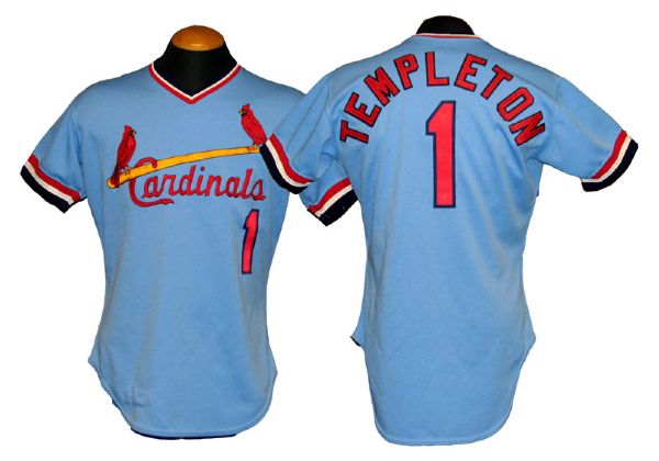1981 Garry Templeton St. Louis Cardinals Game-Used Jersey