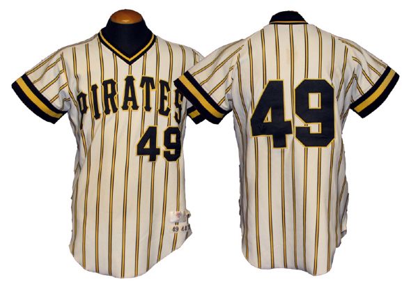 1979 Dave Roberts Pittsburgh Pirates Game-Used Jersey