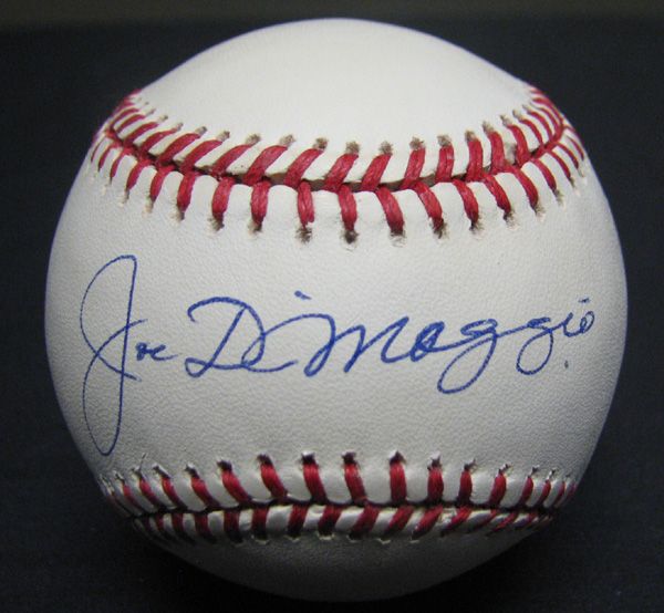 Joe DiMaggio Single Signed Sweet Spot Baseball PSA/DNA GEM MINT 10