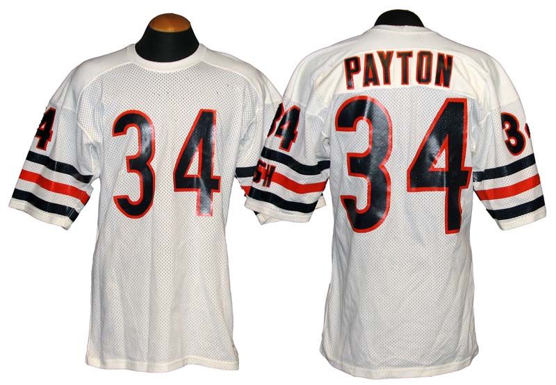Lot Detail - 1985 Walter Payton Chicago Bears Game-Used Road Jersey