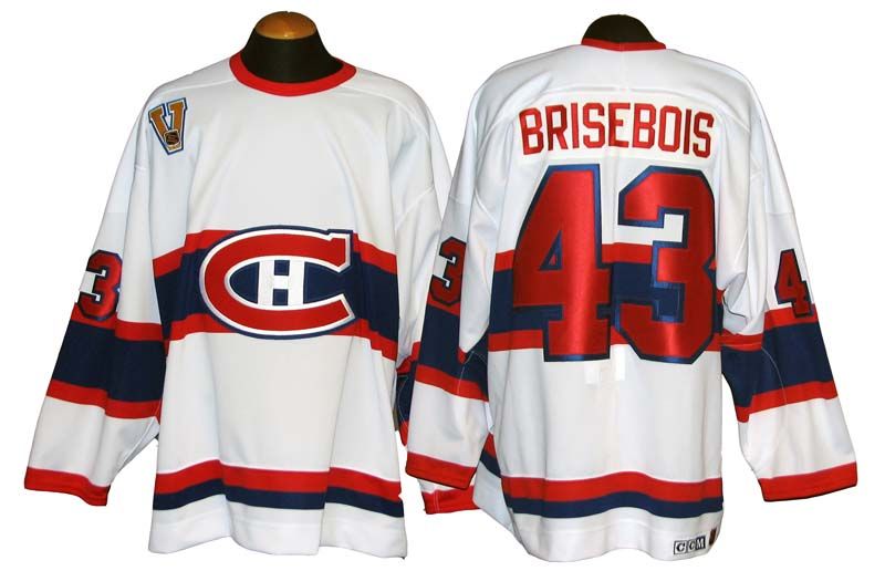 1993 Patrice Brisebois Montreal Canadiens Jersey - Includes Stanley, Lot  #41340