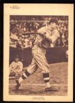 1926 Heinie Manush Detroit Tigers Sporting News Supplement 