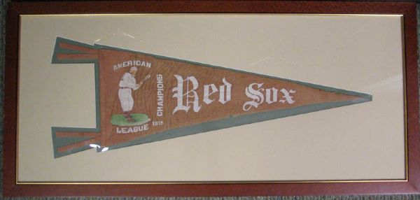 Exceedingly Scarce 1915 Boston Red Sox Original Pennant 
