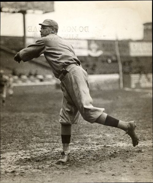 Incredible 1915 Rookie Red Sox Pitcher Babe Ruth Warms Up Prior to World Series Game Type I Photo By Underwood and Underwood