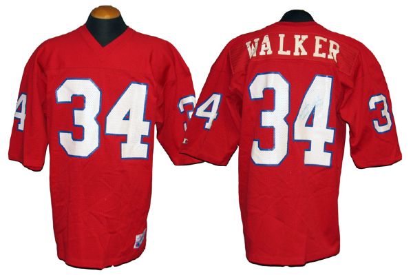 1980s Herschel Walker New Jersey Generals USFL Game-Used and Signed Jersey LOA PSA/DNA