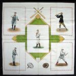 1912 S110 Baseball Player Silks Pillowtop Featuring Cobb, Mathewson and Speaker