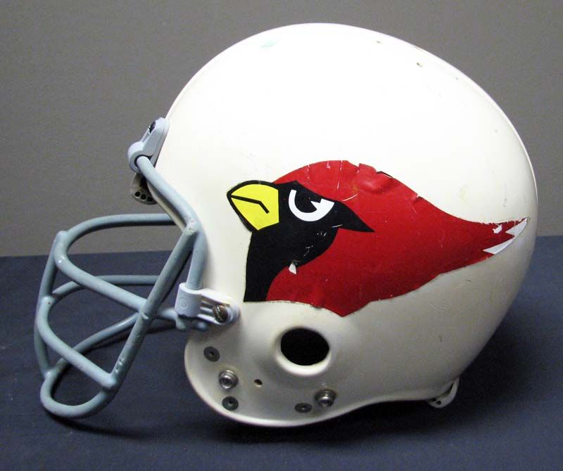Lot Detail - 1972 Tom Banks St. Louis Cardinals Game-Used Football Helmet
