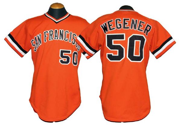 1977 Mike Wegener San Francisco Giants Game-Used Jersey
