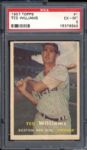1957 Topps #1 Ted Williams PSA 6 EX/MT