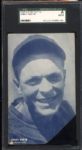 1928 Exhibits PCL Jimmy Reese SGC AUTHENTIC