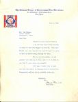 1939 Ford Frick Typed Signed Letter