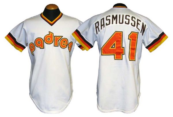 1980 Eric Rasmussen San Diego Padres Game-Used Jersey