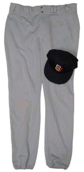 1990s Tony Gwynn Game-Used Autographed Pants and Hat 
