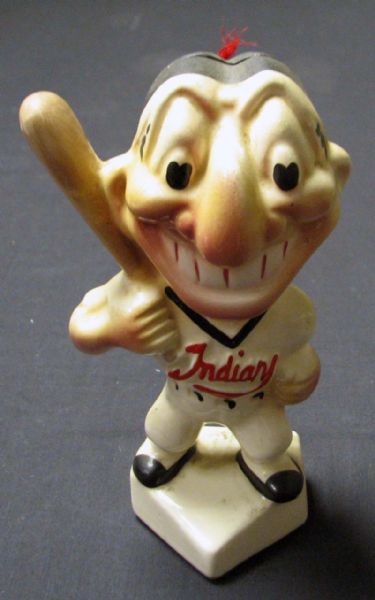 1948 Stanford Pottery Cleveland Indians Chief Wahoo Bank