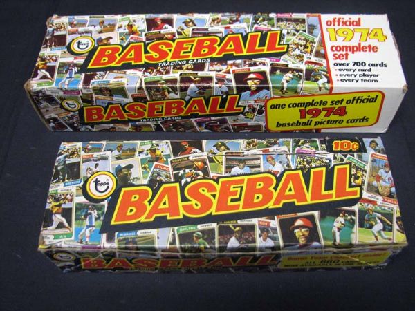 1974 Topps Baseball Complete Factory Set and Full Wax Box
