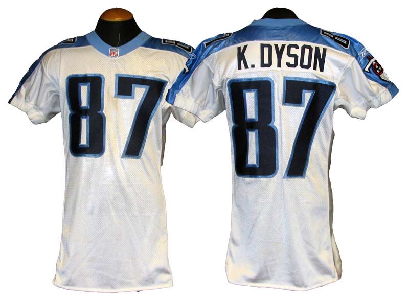 Lot Detail - 2001 Kevin Dyson Tennessee Titans Game-Used Jersey
