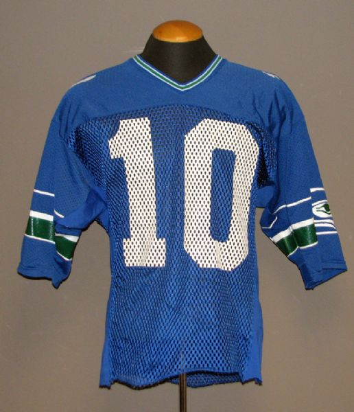 1970s-80s Jim Zorn Seattle Seahawks Game-Used Practice Jersey