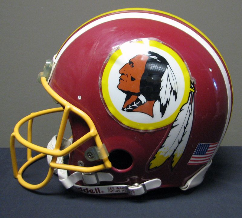 Lot Detail - 1990 Mark Rypien Washington Redskins Game-Used Helmet