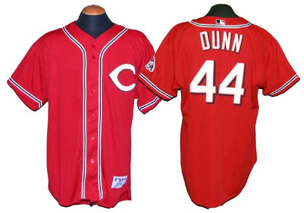 2004 Adam Dunn Cincinnati Reds Game-Used Jersey