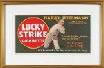 1928 Harry Heilmann Lucky Strike Trolley Car Sign