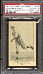 1917 Collins-McCarthy #108 Rube Marquard PSA 6.5 EX/MT+ Highest Graded Example On Both The PSA And SGC Population Reports 