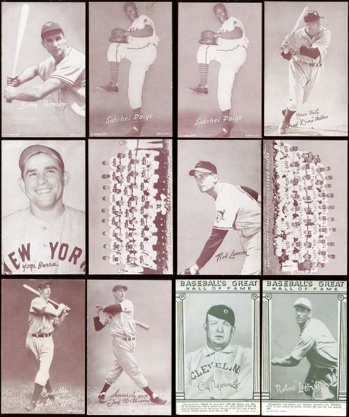 1939-1966 Exhibits Group of (47) with Stars & HOFers