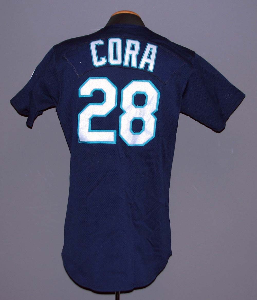 1997 - Joey Cora looking good in Mariners' new uniforms 