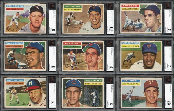 1956 Topps Group of (20) All BVG Graded