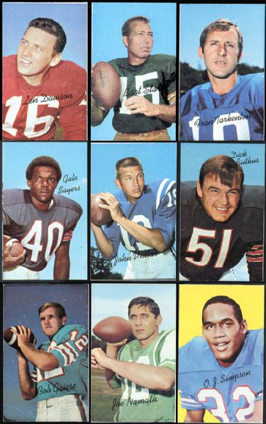 1970 Topps Super Square Proof Football Complete Set