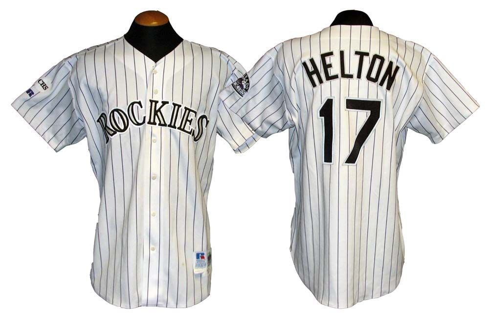 Lot Detail - 1999 Todd Helton Colorado Rockies Game-Used Jersey