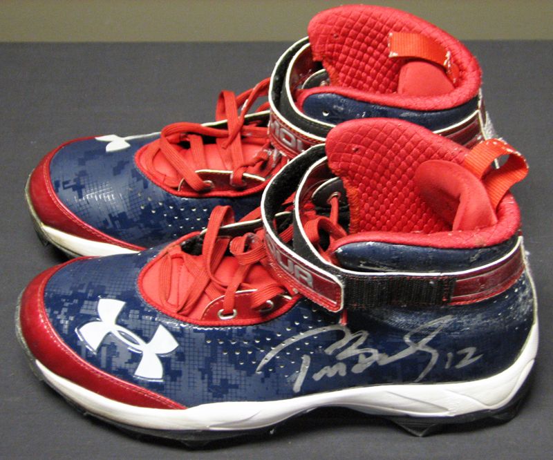 Lot Detail - Tom Brady New England Patriots Game-Used and Signed Cleats
