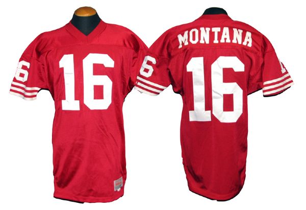 1990s Joe Montana San Francisco 49ers Game-Used Jersey