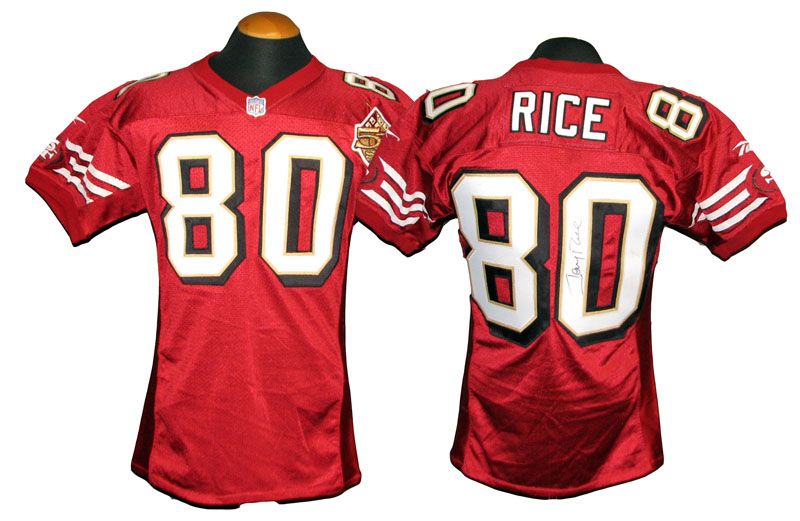 Lot Detail - 1996 Jerry Rice San Francisco 49ers Game-Used Jersey
