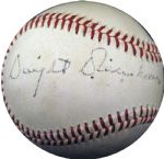 Spectacular Dwight D. Eisenhower Single-Signed OAL (Cronin) Ball