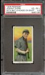 1909-11 T206 Johnny Evers "With Bat, Chicago on Shirt" PSA 4.5 VG/EX+