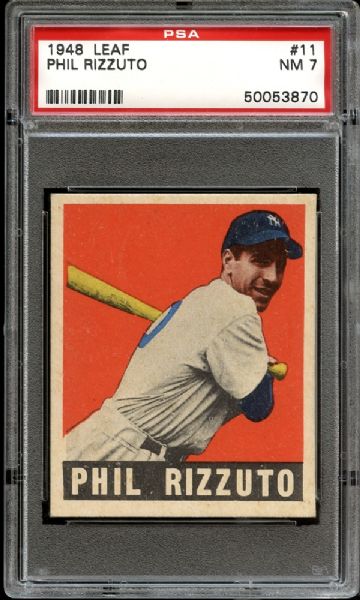 1948 Leaf #11 Phil Rizzuto PSA 7 NM