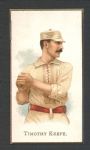 1887 G20 (N28) Allen & Ginter Timothy Keefe Cut From "The Worlds Champions" Advertising Banner
