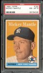 1958 Topps #150 Mickey Mantle PSA 8 NM/MT