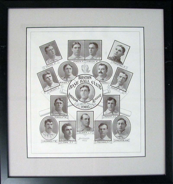 1905 W601 Sporting Life Team Composite Boston Americans