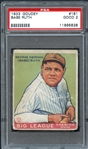 1933 Goudey #181 Babe Ruth PSA 2 GOOD