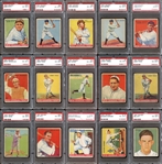 1933 Goudey Near-Complete Set (237/240) With Two Ruths and Both Gehrigs All PSA 4 VG/EX