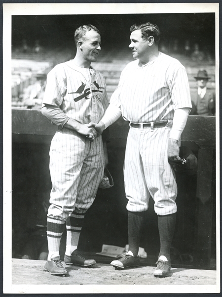 Jim Bottomley and Babe Ruth Type I Original Photograph