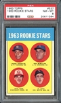 1963 Topps #537 Pete Rose PSA 8 NM/MT