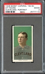 1909-11 T206 Cy Young Cleveland, Portrait PSA 2 GOOD