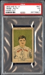 1923 W515-2 #47 Babe Ruth Hand Cut PSA 3 VG